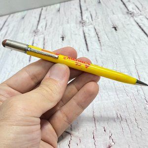 Vintage Scripto Mechanical Pencil YELLOW, made in canada